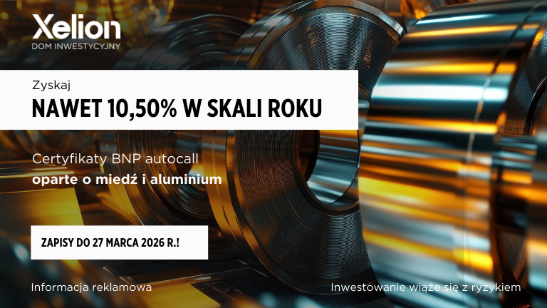 Certyfikat BNP autocall oparty o miedź i aluminium