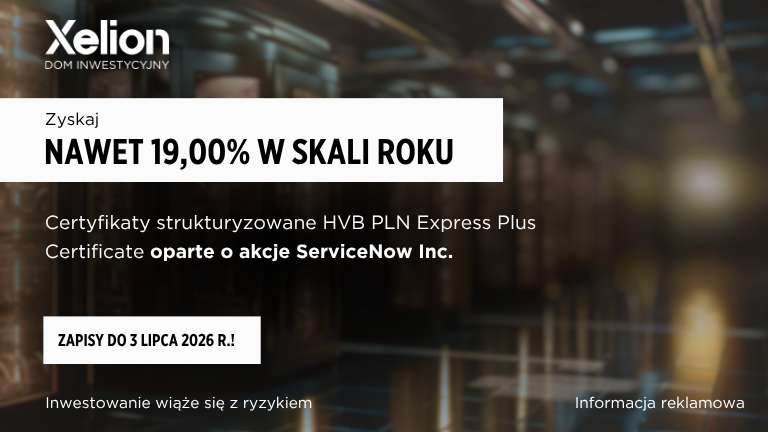 HVB PLN Express Plus oparty o akcje ServiceNow Inc